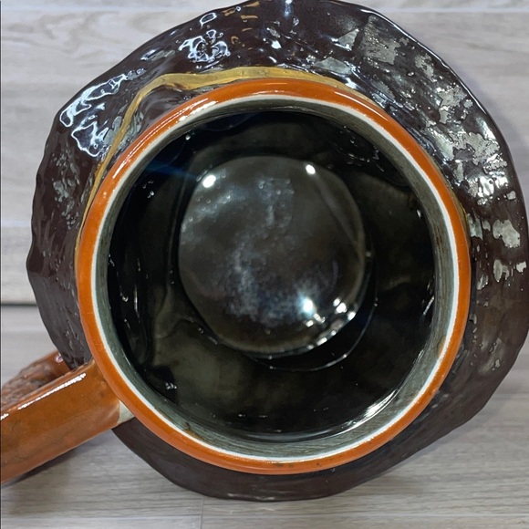 Vintage Italian RIP Vietata Hand Painted Mustache Man Beer Stein Mug - Picture 7 of 10